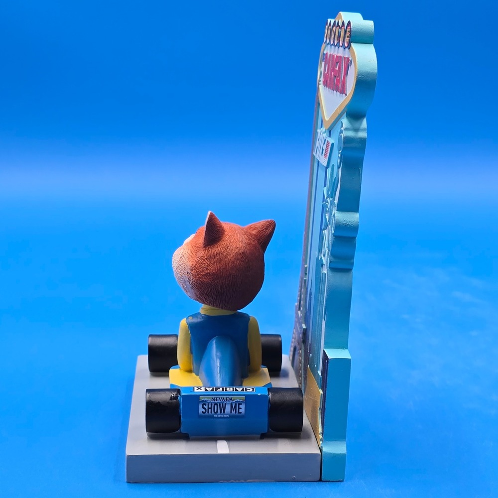 Carfax Car Fox Bobblehead Las Vegas Racing Edition Desk Statue 7" Show Me Carfax - Picture 3 of 8